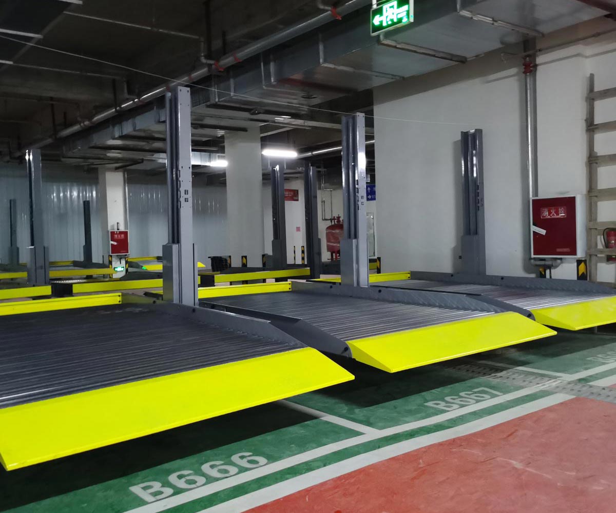 彌渡左右橫移機械立體車庫回收